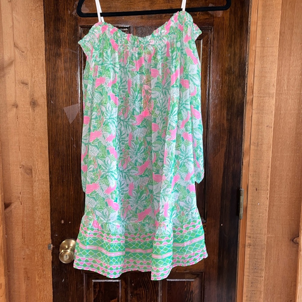 Lilly Pulitzer Haribeth off the shoulder NWT size large